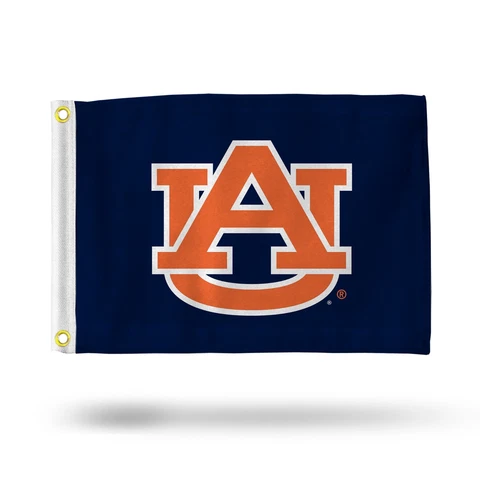 Auburn Tigers 12.5" x 18" Boat Flag Golf Cart Flag - War Eagle - Navy Cover