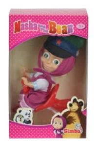 MASHA CON TRICICLO MASHA E L'ORSO PERSONAGGIO CM.12 SIMBA 01684 - Foto 1 di 1