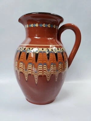 Bavarian Pottery Ewer - Image 1 of 4