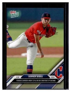 2024 Topps Now #318 Tanner Bibee Carta Base (Quantità) - Foto 1 di 2