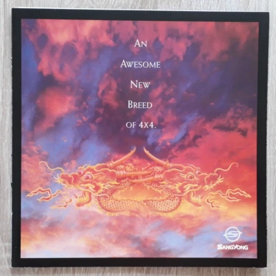 Ssangyong Musso 4WD Brochure c.1995 - 3.2  2.9D - Image 1 of 4