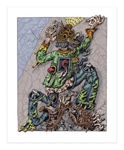 David Welker The Ascent Screen Art Print Poster Mondo Spusta Sperry Phish - Bild 1 von 5