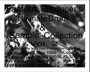 Famous Producers Ultimate Drum and Sample Collection Vol 2 M-F USB , CF. - Picture 1 of 4