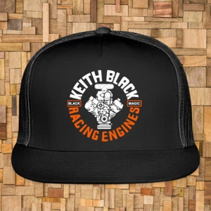Keith Black Racing Engines Black Trucker Hat Cap Adult Size - Picture 1 of 5