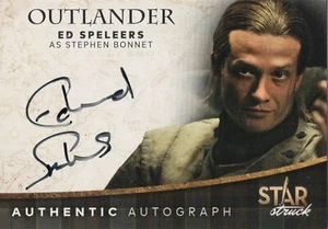 Tarjeta de autógrafo Outlander temporada 4, Ed Speleers (Stephen) estrella golpeada ST-ES - Imagen 1 de 2