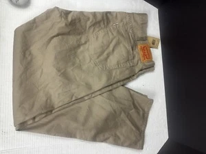 Levis 505 Jeans Adult Size 40x30 Regular Fit Straight Leg Khaki Denim Cotton Men - Picture 1 of 10