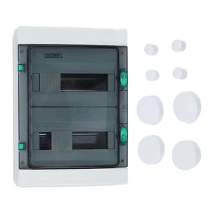 24 Way Distribution  Box Waterproof DIN Rail Distribution Junction Box - Picture 1 of 22