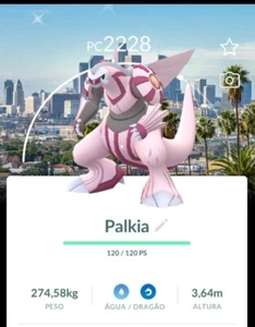 Shiny Palkia LA Hintergrund Pokémon Go (REGISTRIERT/Ultra Freunde) - Bild 1 von 1