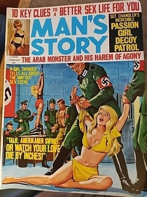 Man’s Story Magazine February 1974 Very good condition Foto 1 de 2