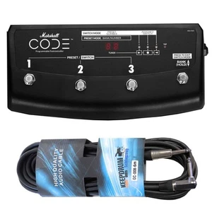 Marshall PEDL-91009 Interruptor de pie de 4 velocidades para serie Code con cable jack - Imagen 1 de 5