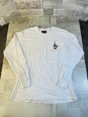 Camiseta blanca de manga larga grande vintage Y2K Winter Park Colorado snowboard para hombre Foto 1 de 4