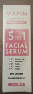 Mooyam 5-in-1 Gesichtsserum mit Hyaluronsäure & Vitaminen - Bild 1 von 5