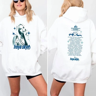 Descendants Zombies Worlds Collide Tour 2025 Hoodie, Freya Skye Cast - Image 1 of 3