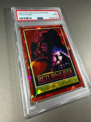 (PSA 9) 2023 Star Wars Sapphire #1, Return of the Jedi, Title Card - Image 1 of 3
