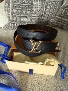 Louis Vuitton Reversable Canvas Belt Women Size 90/36 - Picture 1 of 10