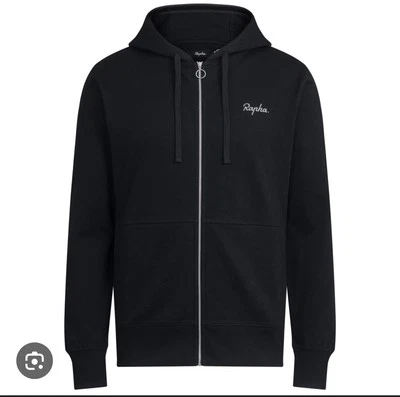 Rapha Logo Hoodie Navy/White BNWT Size L - Image 1 of 2