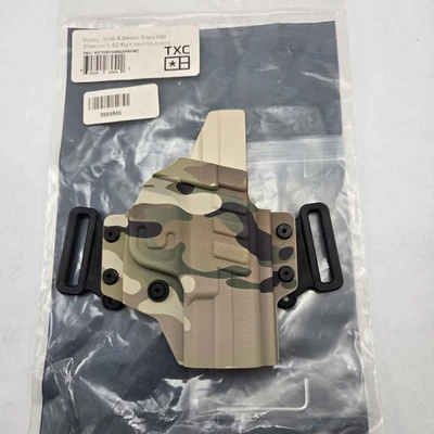 New TXC Victory OWB Holster S&W Shield 1.0 2.0 Plus Right Hand Multicam - Image 1 of 3