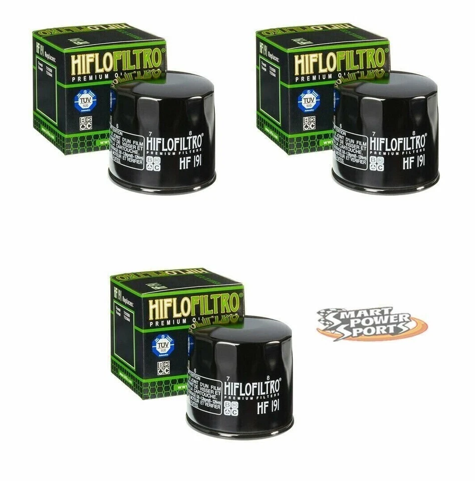 3 filtros de aceite HiFlo HF191 genuinos - Triumph Bonneville Daytona *ENVÍO GRATUITO* Foto 1 de 1
