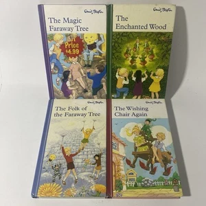 The Magic Faraway Tree Collection By Enid Blyton Vintage Hard Cover Books x 4 - Picture 1 of 4