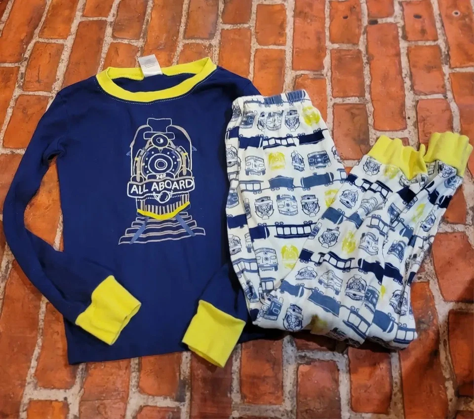 Conjunto de pijama de entrenamiento Gymboree Outlet para niños talla 6 pijamas manga larga Foto 1 de 1