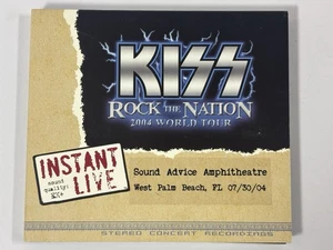 Kiss Rock the Nation Live CD 2004 Tour West Palm Beach, Florida 07/30/04 2 Disc - Picture 1 of 8