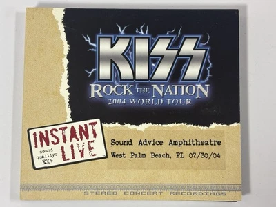 Kiss Rock the Nation Live CD 2004 Tour West Palm Beach, Florida 07/30/04 2 Disc - Image 1 of 4