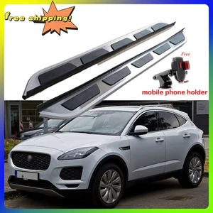 2PCS Side Steps Running Boards Fits For Jaguar E-PACE 2017-2024 Nerf Bars Pedals - Picture 1 of 8