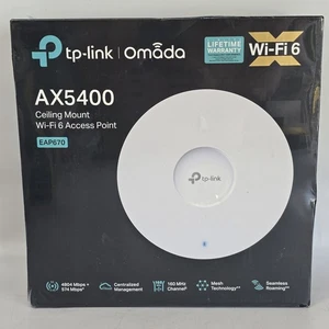 TP-Link EAP670 AX5400 Dual-Band Wi-Fi 6 Access Point White - Afbeelding 1 van 20