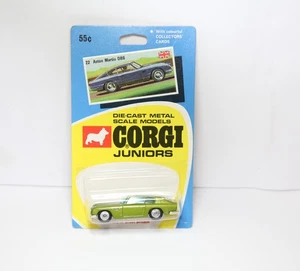 Corgi Juniors n.22 Aston Martin DB6 in scatola originale - come nuova ex magazzino negozio RARO - Foto 1 di 10