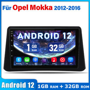 1+32G Android 12 9" Autoradio 4 Kern GPS Navi BT WIFI Für Opel Mokka X 2012-2016