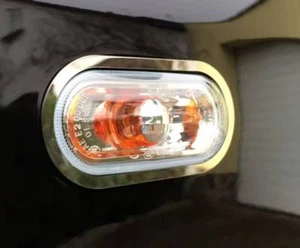 D Chrom Rahmen für Seitenblinker / VW T5 - Edelstahl poliert - Picture 1 of 3