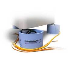 Large CASTrGARD® Wheel Guard, For 6"-7" Casters Light Blue 4 pk
