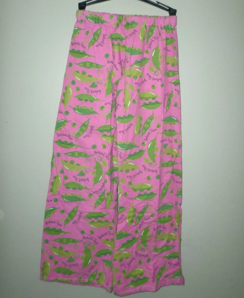 SMILING SWEET PEA pantalones de pijama rosa Horticultura verduras juventud med ropa de dormir  Foto 1 de 1