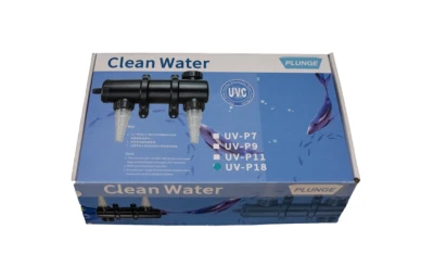 Clarificador UV de agua transparente de inmersión 18 W UV-P18 UVC para piscinas/estanques/fuentes Foto 1 de 4