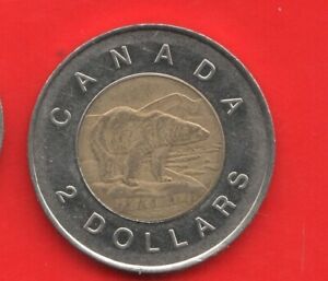 CANADA 2 DOLLARS 1996