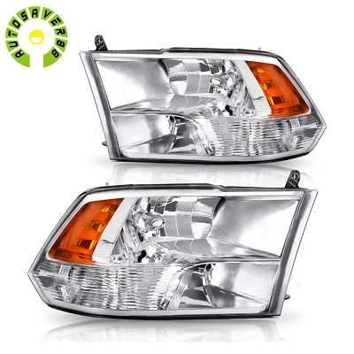 Headlights Assembly for 2009-2018 Dodge Ram 1500 2500 3500 Quad Cab Headlamps Foto 1 de 4