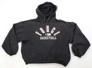Rare Vintage NIKE Force Basketball Pullover Hoodie Sweatshirt 80s 90s Black SZ L - Picture 1 of 11