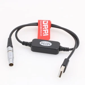 Regulated 12v 2pin male 2pin to USB powe cable for Teradek Bolt ARRI Paralinx - Picture 1 of 3