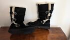 Ugg Australia Maddi S/n 1001520 Black Tall Zip Buckle Boots  Size 4