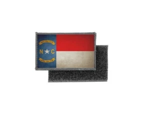 toppe toppa patch bandiera stampado vintage usa americana north carolina - Picture 1 of 1