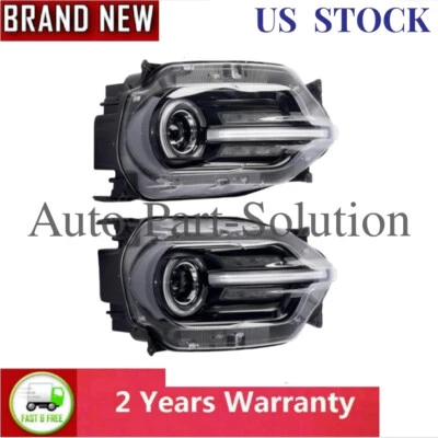2x Headlights Assembly w/LED Halo Left & Right for Ford Bronco Sport 2021-2024 - Image 1 of 4