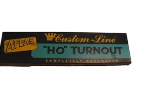 ATLAS CUSTOM-LINE ASSEMBLED HO-SCALE TURNOUT #6R RIGHT BLUE *NOS* - Picture 1 of 2