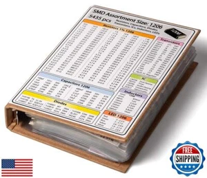 SMD 1206 Libretto Assortimento Resistenze, Condensatori e Componenti Elettronici - 54 - Foto 1 di 5