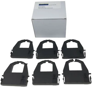 6 Schwarz Druck Tinte Band Patrone für Fujitsu DL9300 DL9400 Punkt Matrix Drucker - Bild 1 von 1