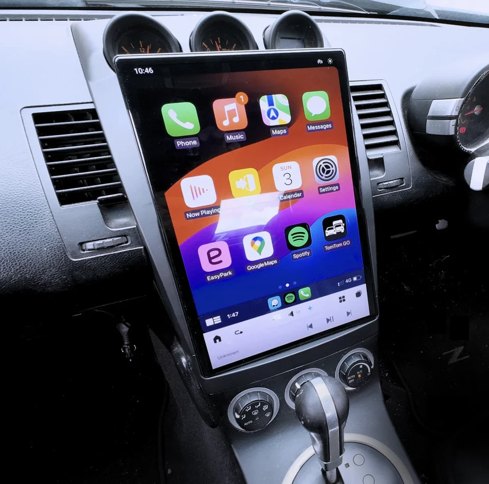 For Nissan 350Z 2002-2009 Wireless Apple CarPlay & Android Auto 14.5" Screen - Image 1 of 4