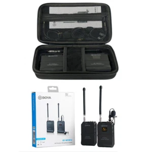 BOYA Wireless Lavalier Microphone 12-Channels VHF Wireless Mic System For DSLR - Picture 1 of 10