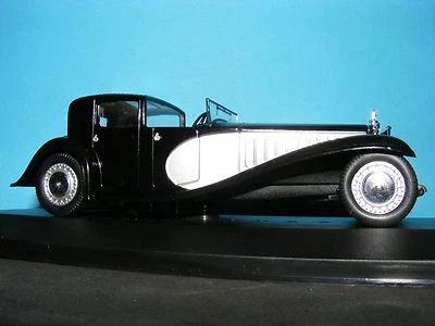 Bugatti Type 41 Royale in Silverover Black from 1928 1:43 Scale New Whitebox - Image 1 of 4