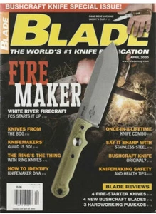 Blade Magazine April 2020 fire maker worlds number 1 blade publication E623 - Picture 1 of 1