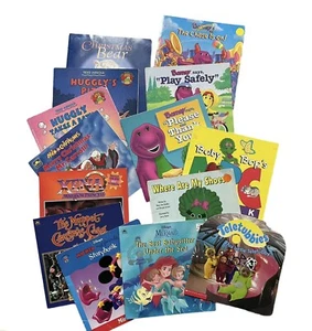 1990er Kinderbücher Nostalgie Dekade Requisiten 90er Barney Teletubbies Xena sehr guter Zustand - Bild 1 von 7