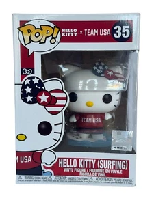Funko Pop Hello Kitty Surfing Vinyl Figure USA Olympics Team Sports Girl Surfer - Picture 1 of 8
